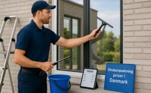 vinduespudsning priser i Danmark